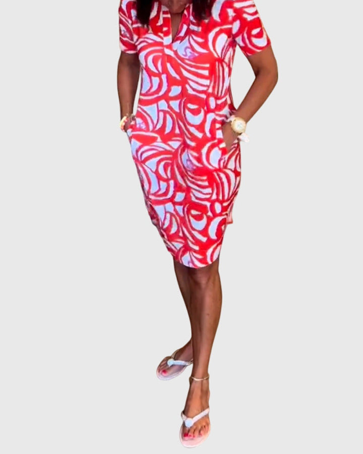 Clara | Flattering Avenue Walk Dress
