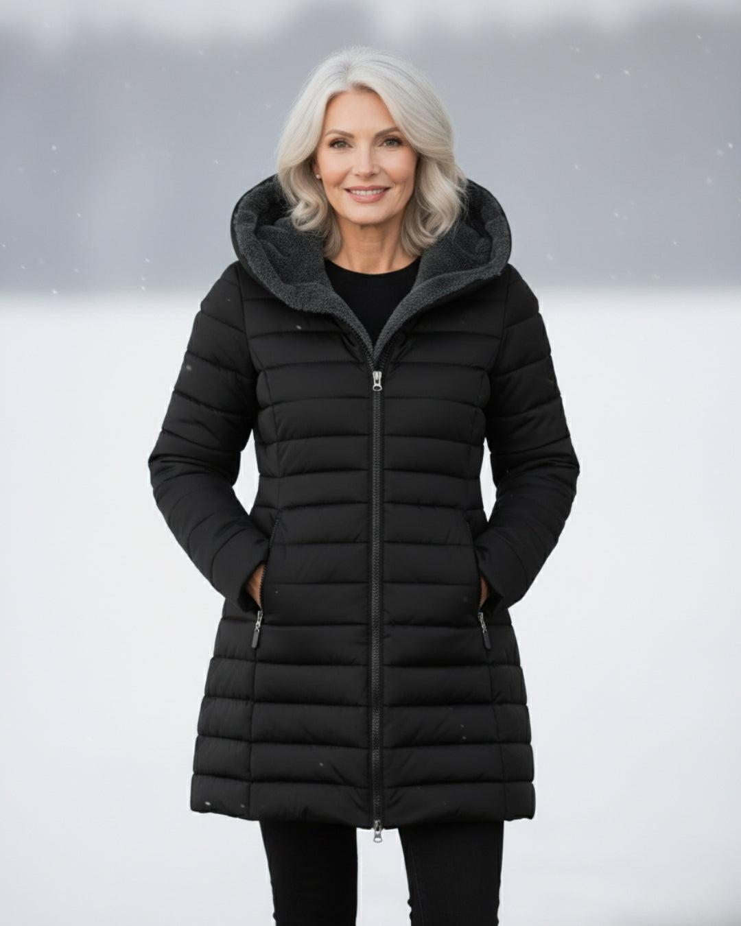 Clair | Double-Faced Fleece Puffer Jacket