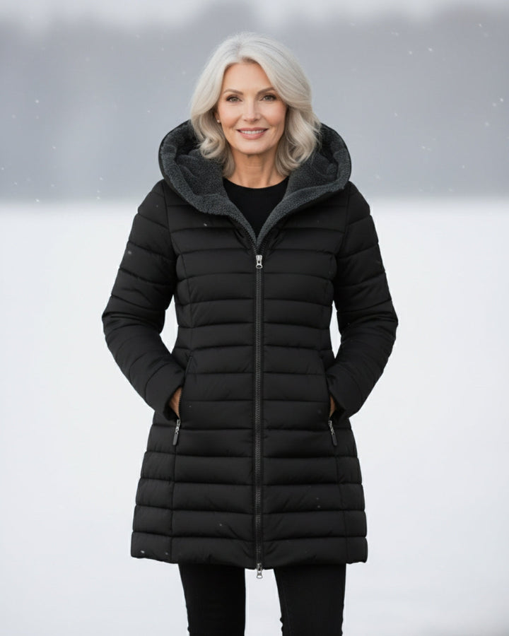 Clair | Double-Faced Fleece Puffer Jacket