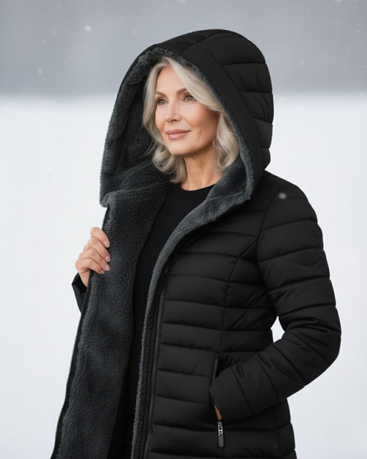 Clair | Double-Faced Fleece Puffer Jacket