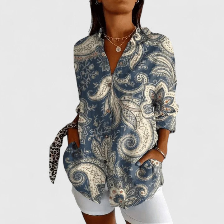 Clara | Elegant Floral Blouse