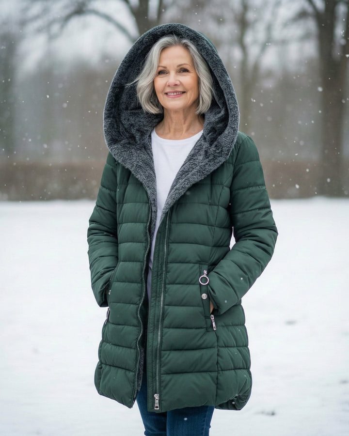 Clair | Double-Faced Fleece Puffer Jacket