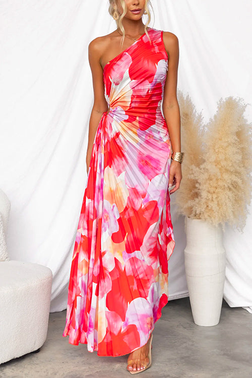Celeste Dress Vibrant Tropical Evening
