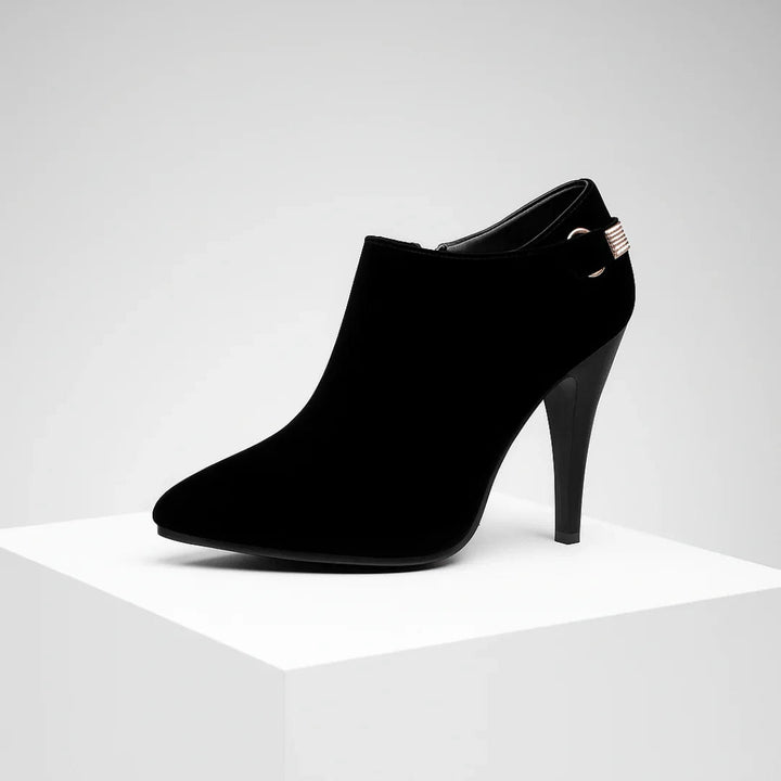 Velvet Ankle Boots Aurora Bell