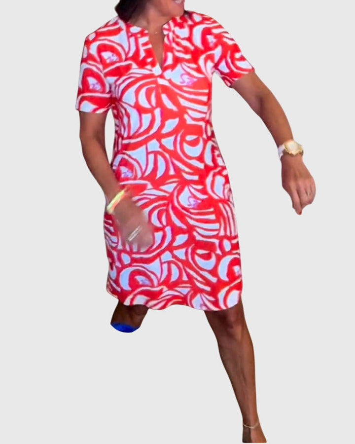 Clara | Flattering Avenue Walk Dress