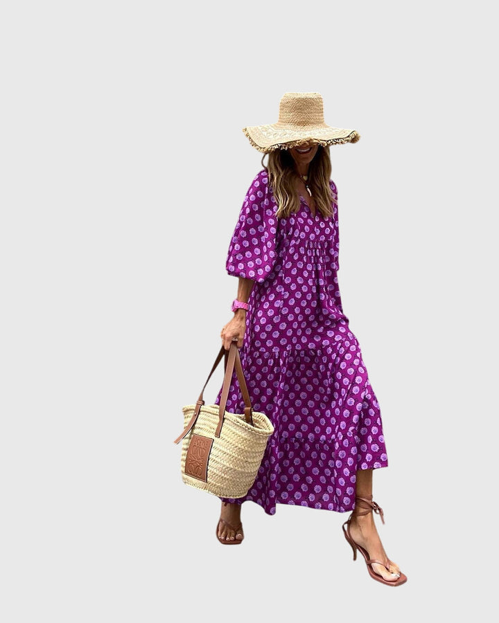 Clara | Boho Maxi Dress