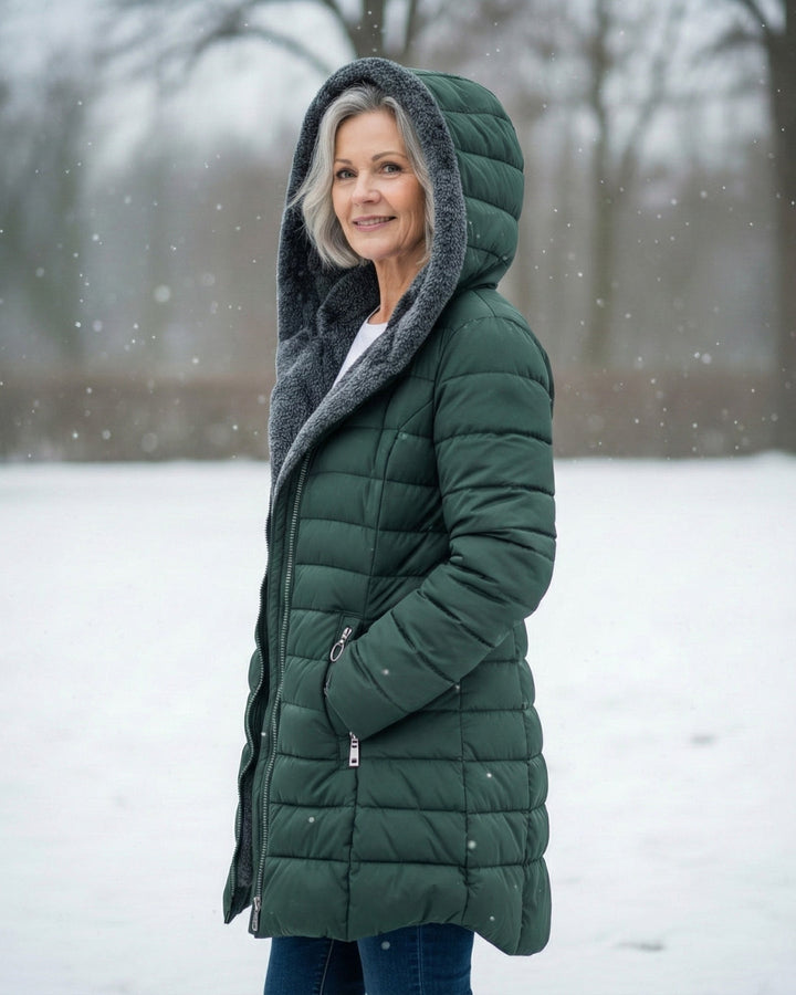 Clair | Double-Faced Fleece Puffer Jacket