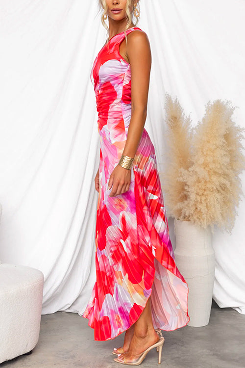 Celeste Dress Vibrant Tropical Evening