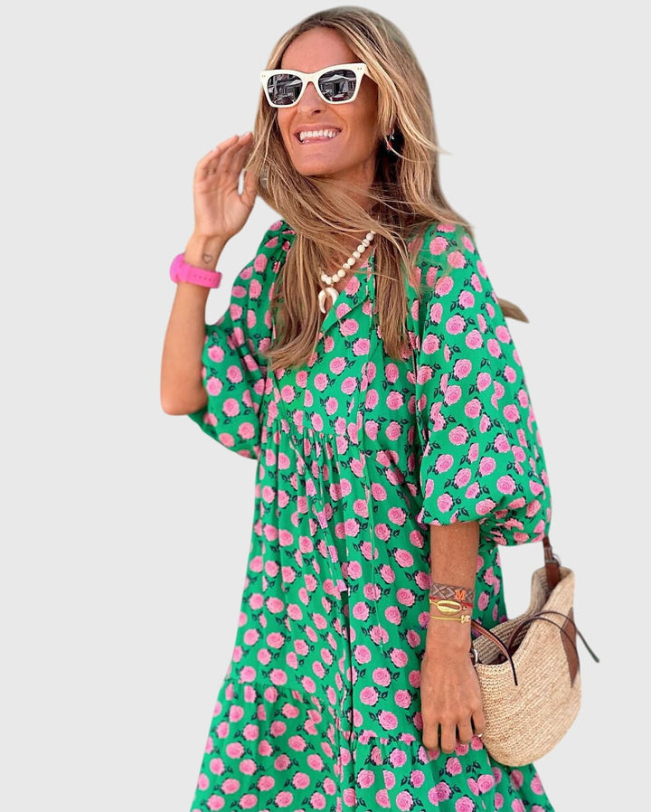 Clara | Boho Maxi Dress