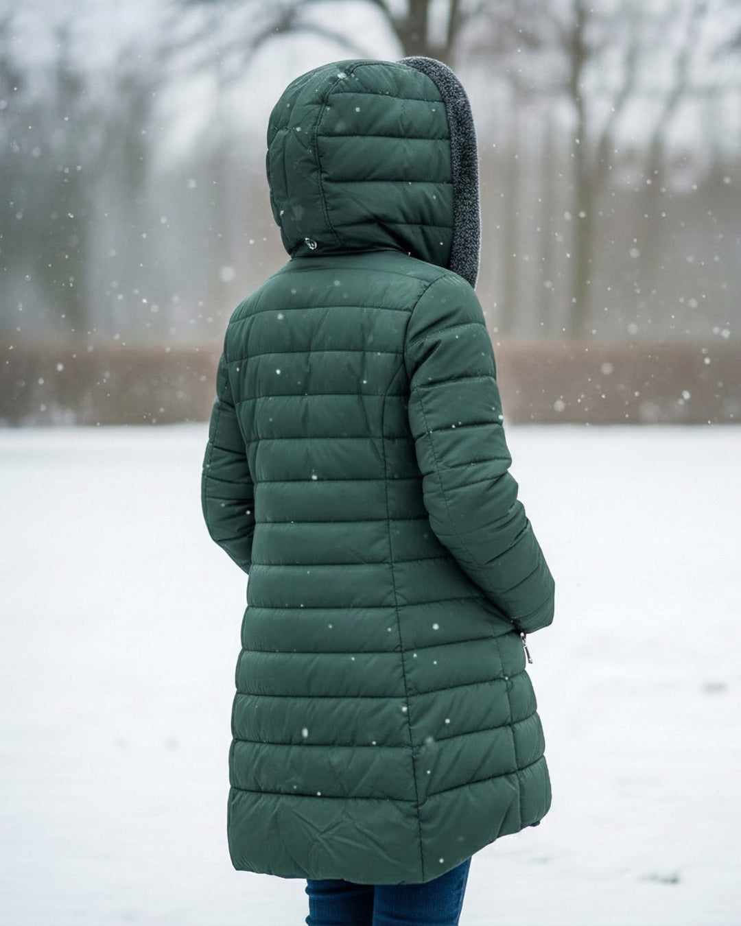 Clair | Double-Faced Fleece Puffer Jacket
