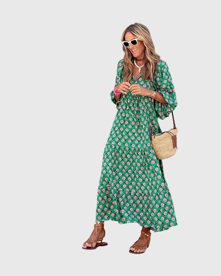 Clara | Boho Maxi Dress