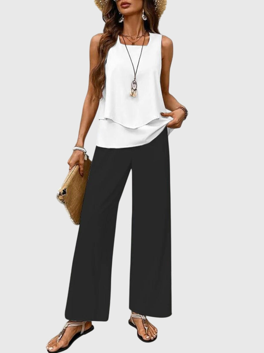 Clara | Elegant 2-Piece Summer Set