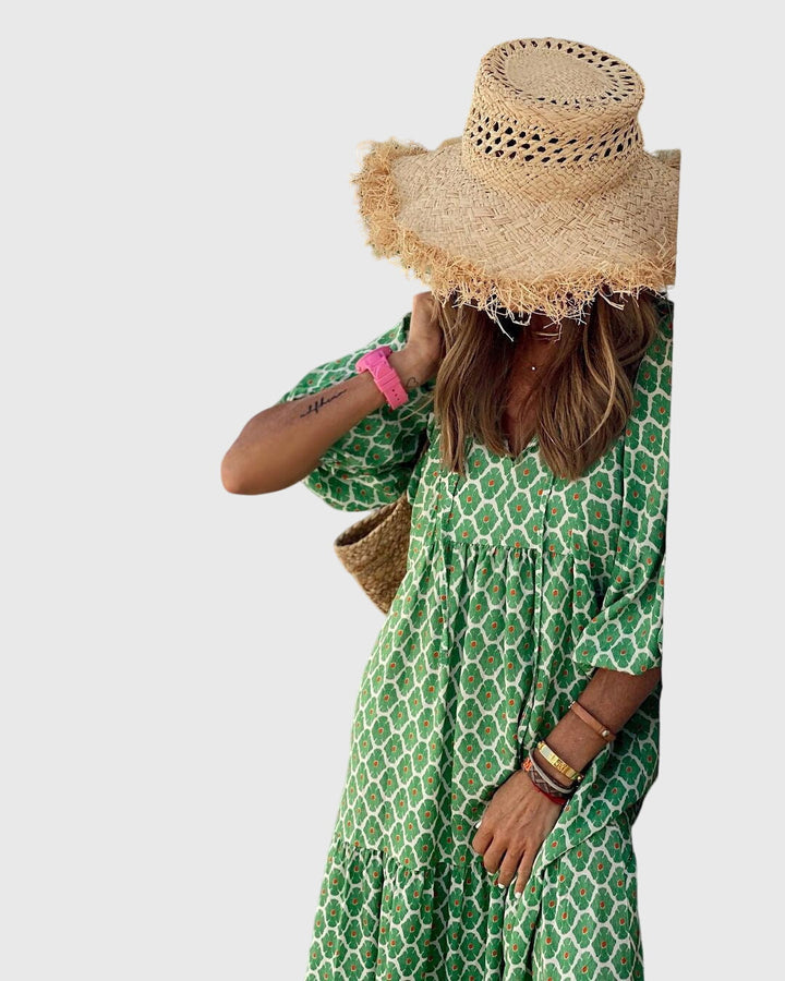 Clara | Boho Maxi Dress