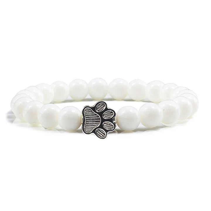 Bracelet with decorated paw prints