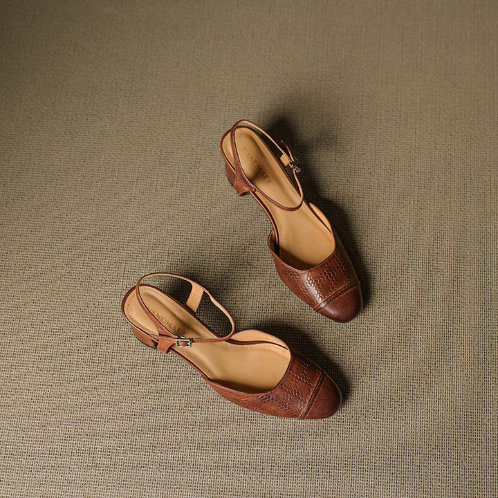 Elegant High Heels Made of Genuine Leather Valery