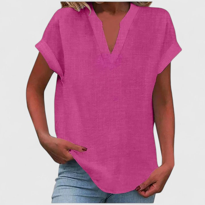 Clara | Comfortable V-Neck Blouse