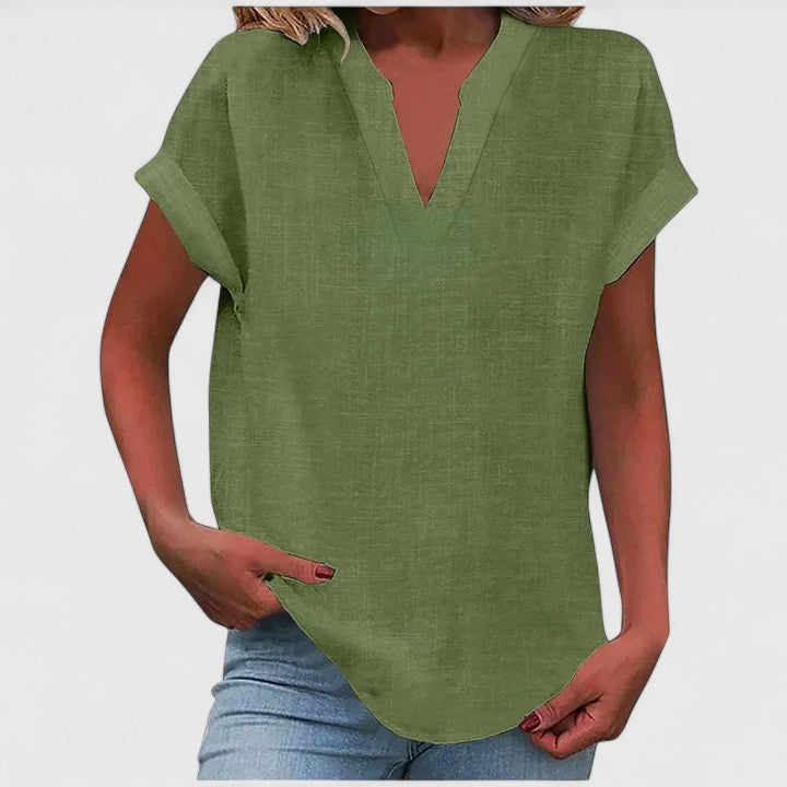 Clara | Comfortable V-Neck Blouse