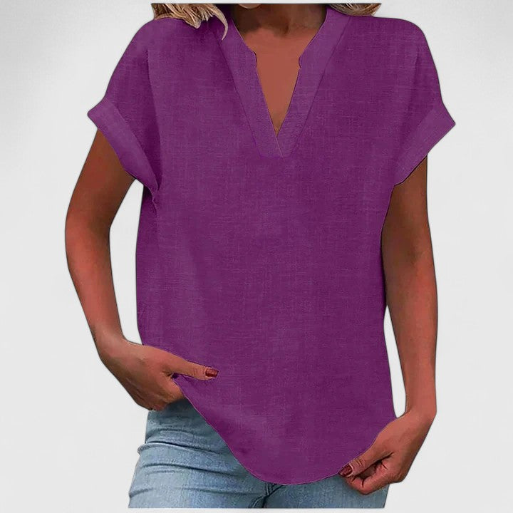 Clara | Comfortable V-Neck Blouse