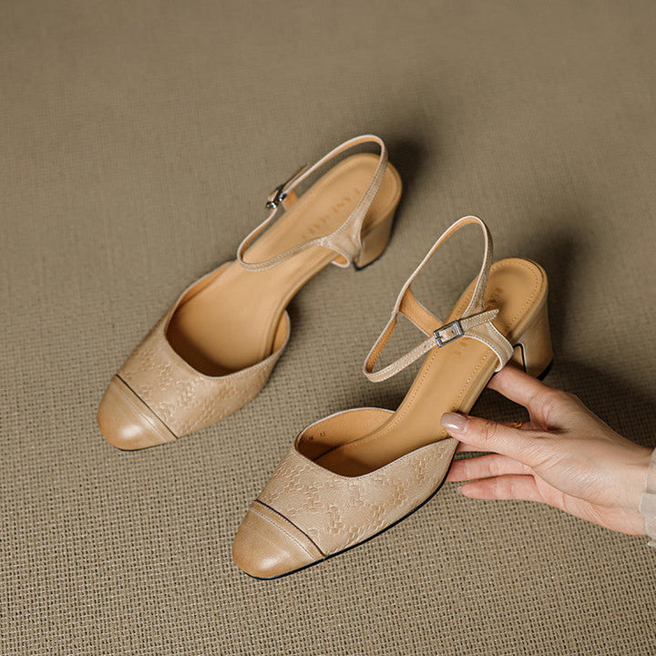 Elegant High Heels Made of Genuine Leather Valery