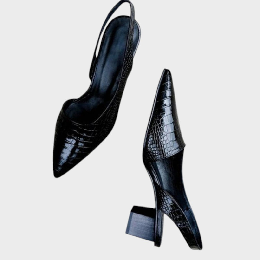 Mirela | Leather Stiletto Heels