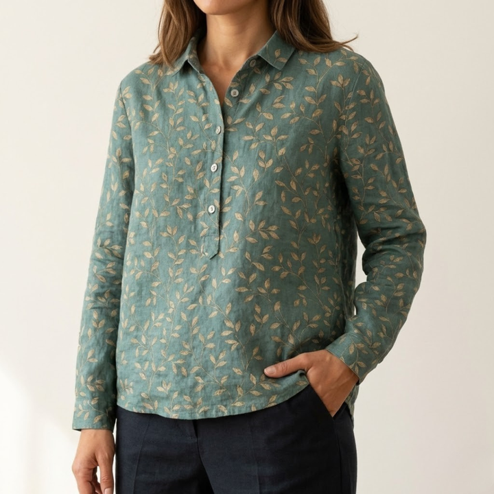 Tiziana – Linen Patterned Shirt