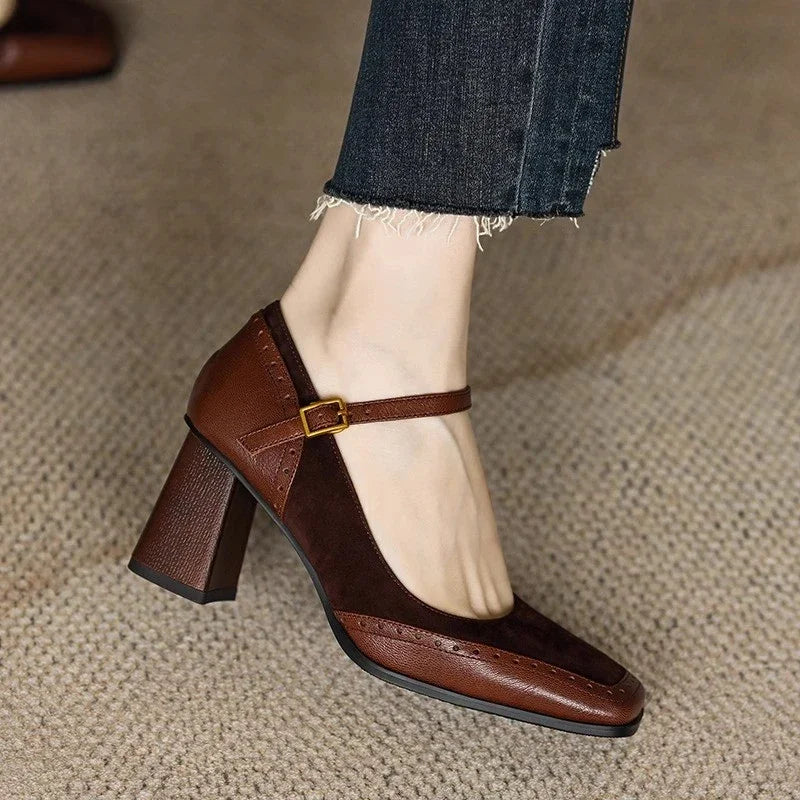 Elegant Heels in Earth Color