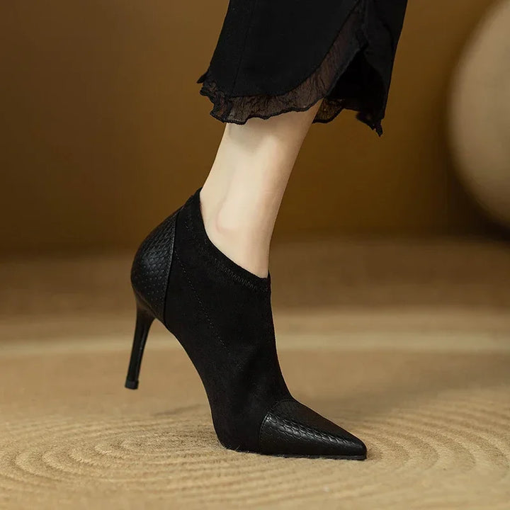 Veronica Natural Leather Heels