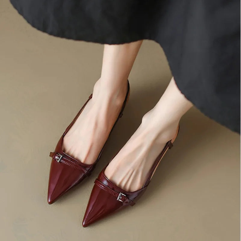 Elegant Elvor Heels with Cat Motif