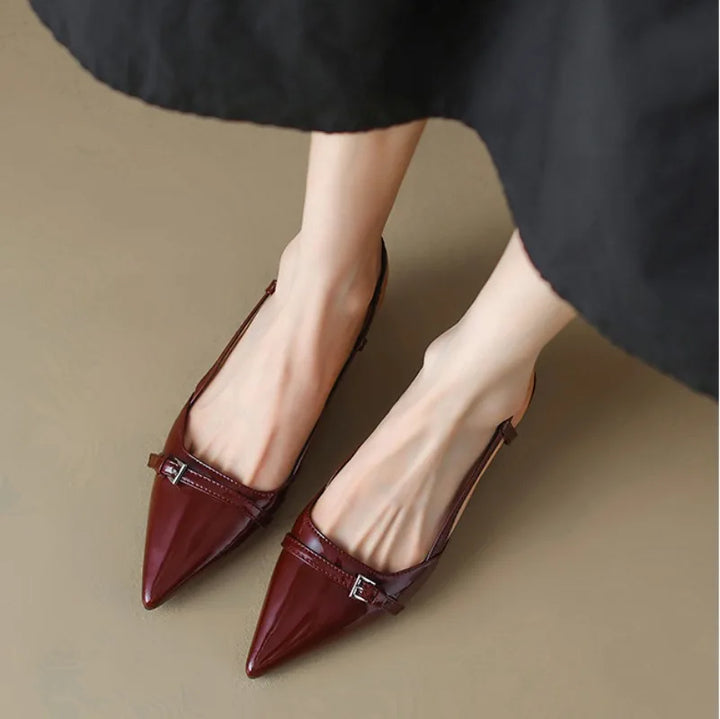 Elegant Elvor Heels with Cat Motif