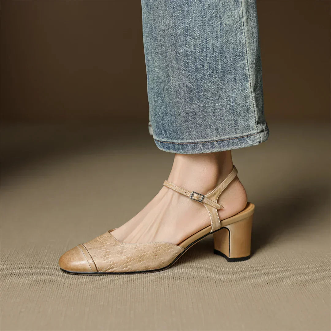 Elegant High Heels Made of Genuine Leather Valery