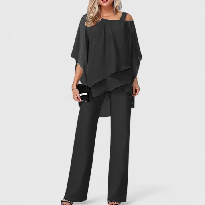 Clara | Elegant Two-Piece Pant Set