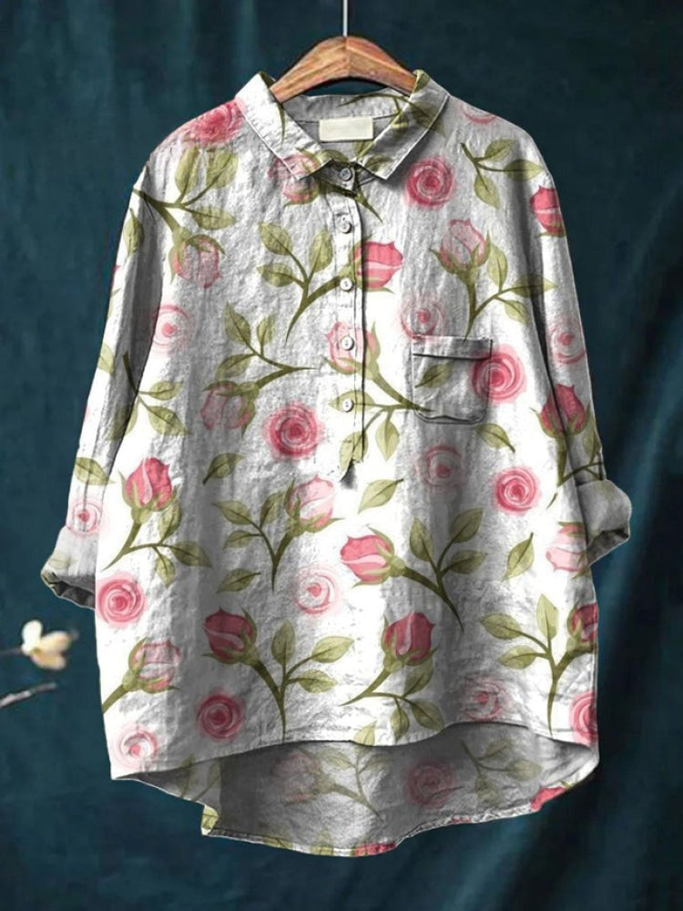 Tiziana – Linen Patterned Shirt