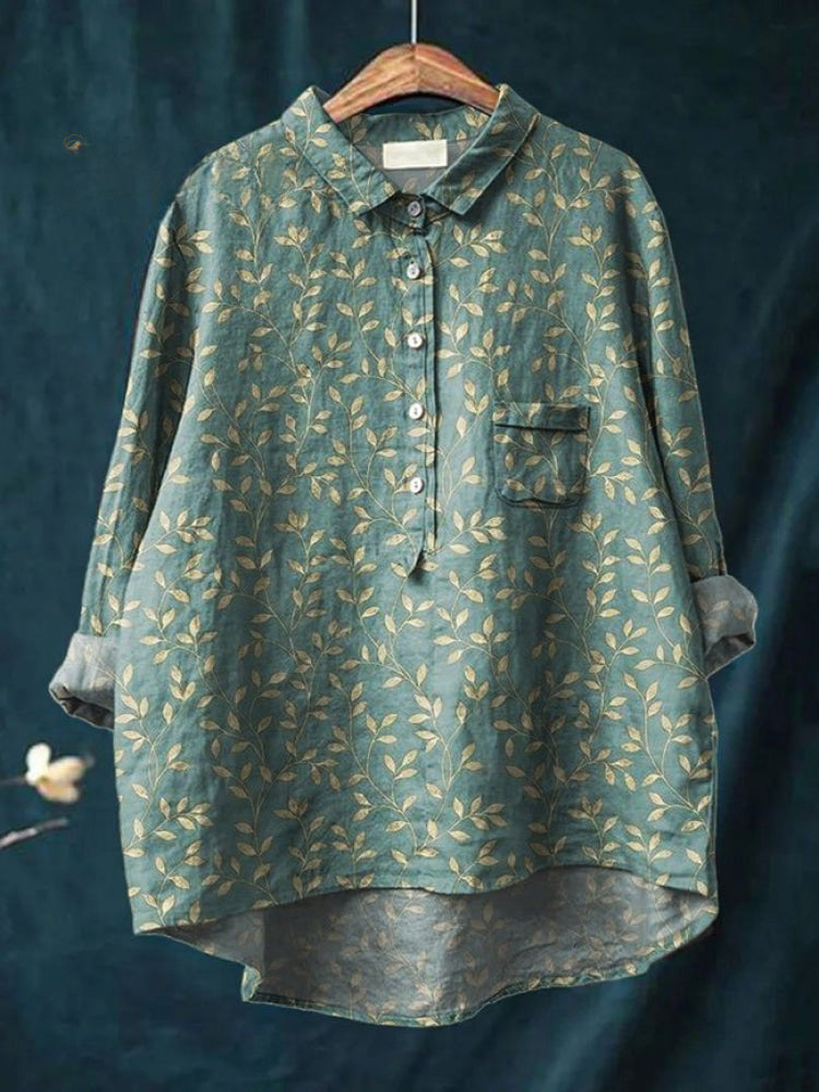 Tiziana – Linen Pattern Shirt