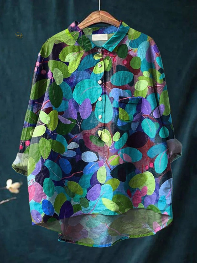 Tiziana – Linen Printed Shirt