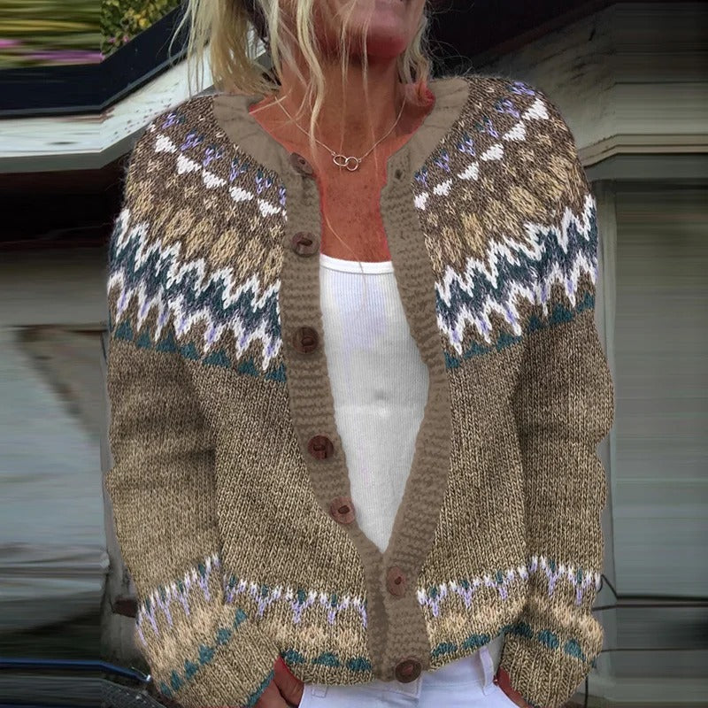 Cleo | Vintage Icelandic Cardigan