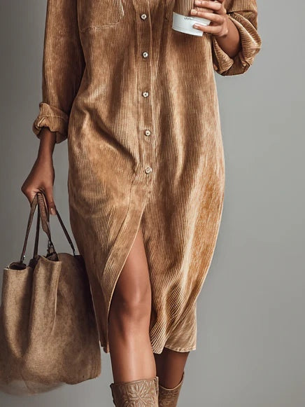 Aurovia | Elegant Dress with Flared Hem