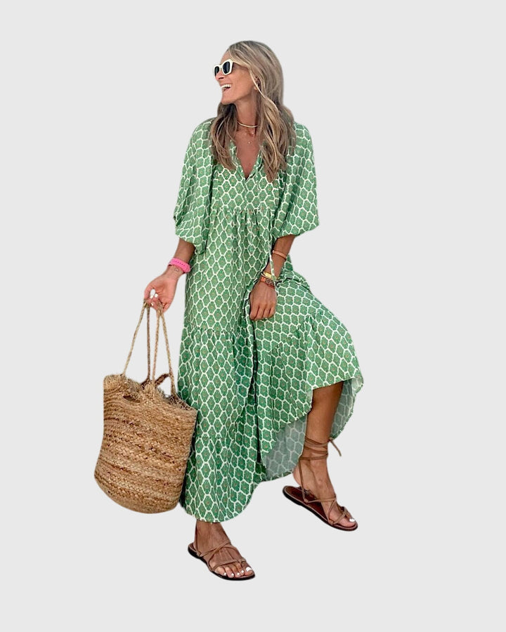 Clara | Boho Maxi Dress