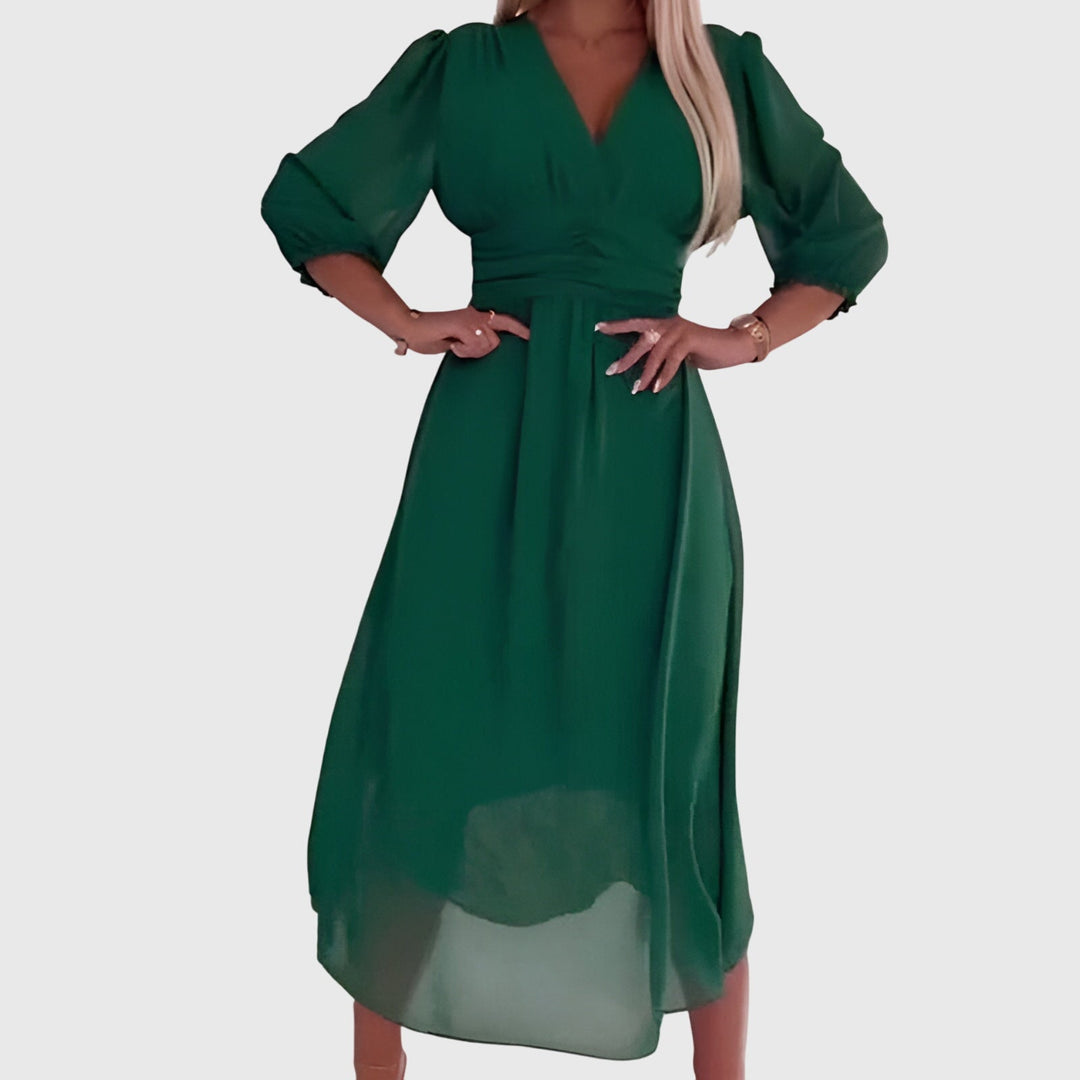 Clara | Lightweight Silky Chiffon Dress