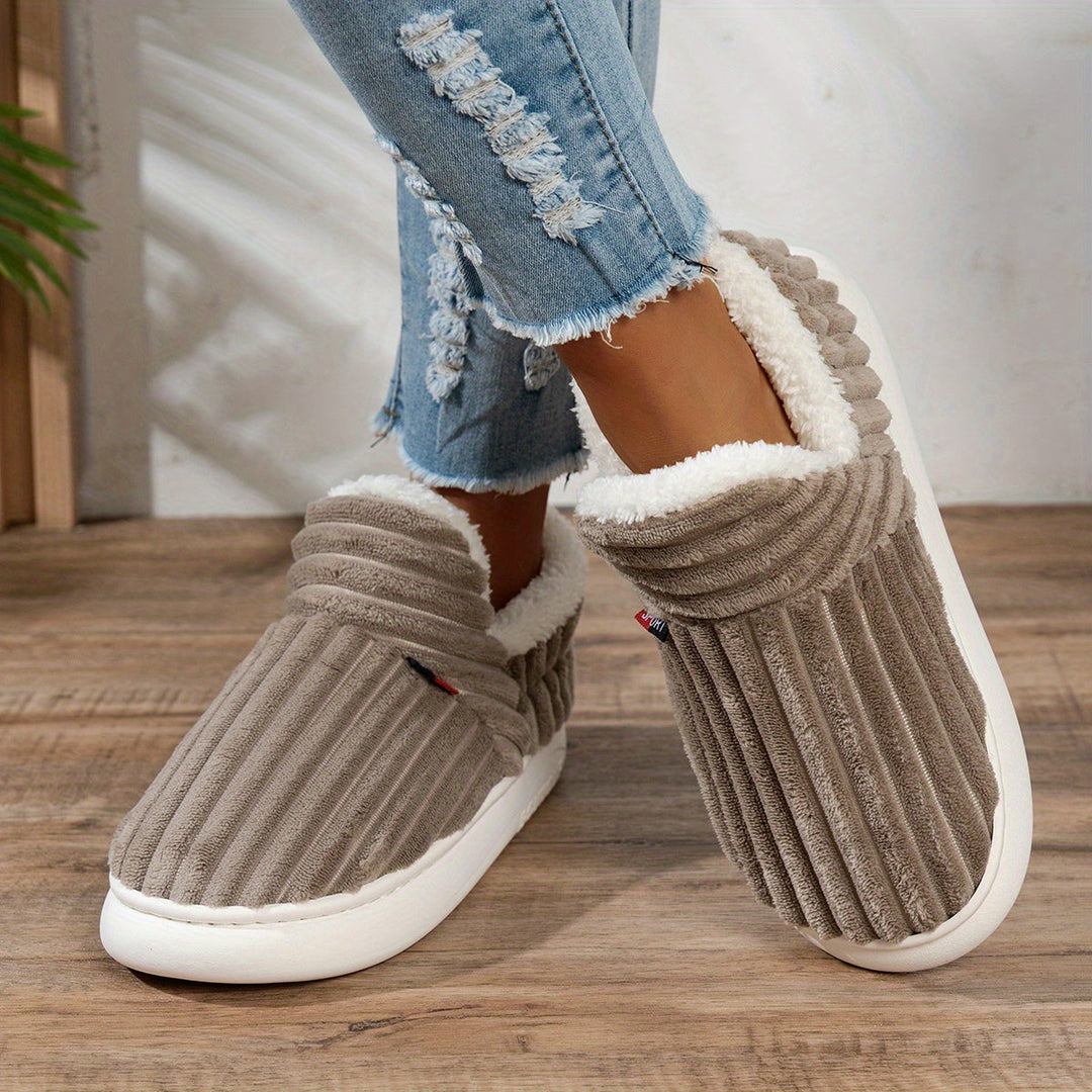 CozyStep Plush House Slippers