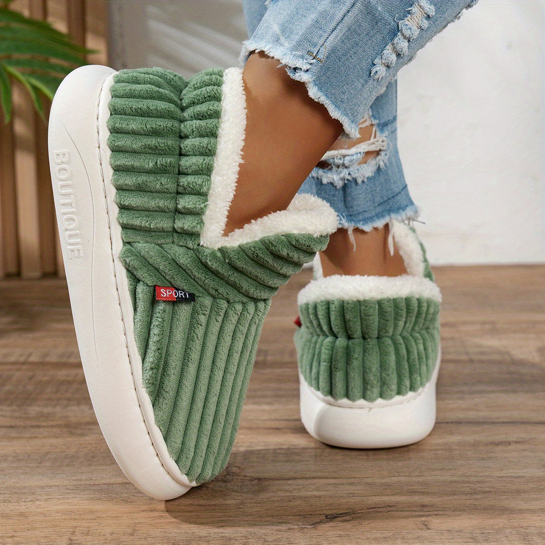 CozyStep Plush House Slippers