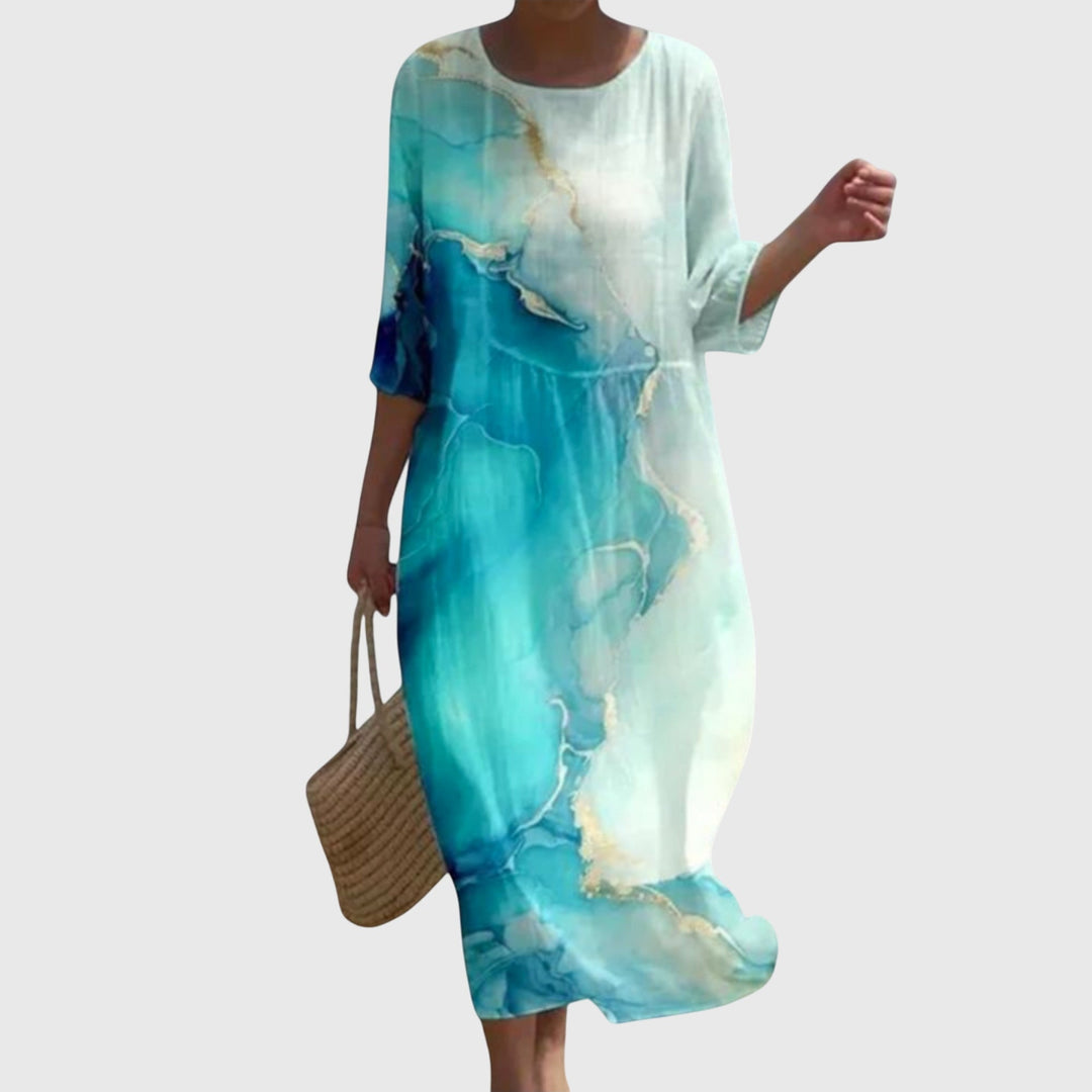 Clara | Stylish Floral Maxi Dress